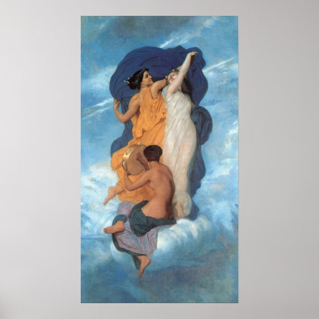 Affiche La Danse de William-Adolphe Bouguereau (Devant)