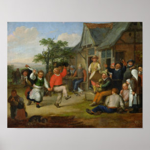 Affiche La Danse des paysans, 1678