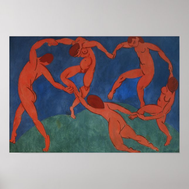 Affiche La Danse II d'Henri Matisse (Devant)