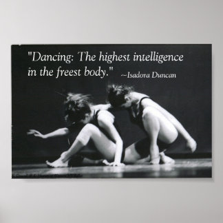 Affiche La danse : La plus haute intelligence