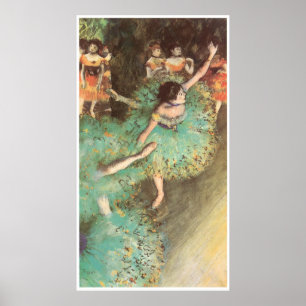 Affiche La danseuse verte., c. 1880, Edgar Degas