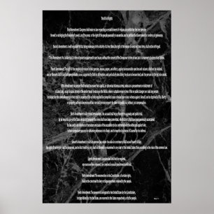 Affiche La Déclaration des droits