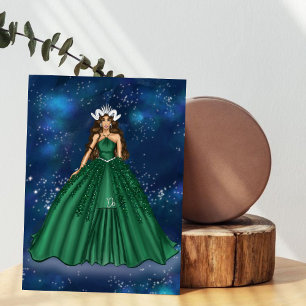 Affiche La déesse Capricorne Féminine   Art céleste