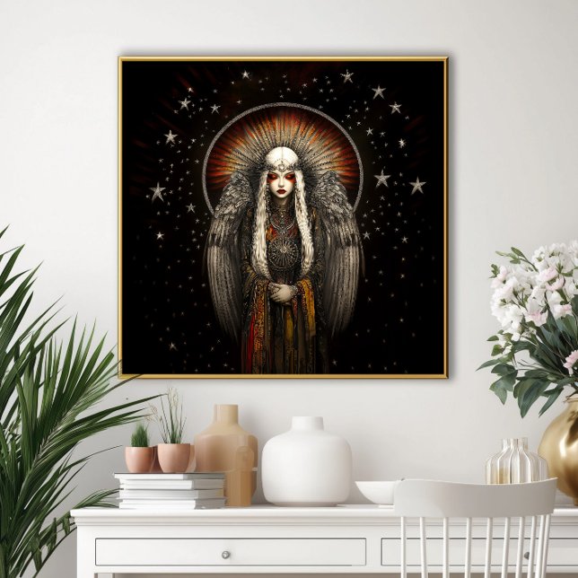 Affiche La déesse des étoiles de l'Asteria : Argent Black  (Créateur téléchargé)