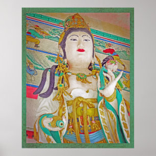 Affiche La déesse Quan Yin dans son temple