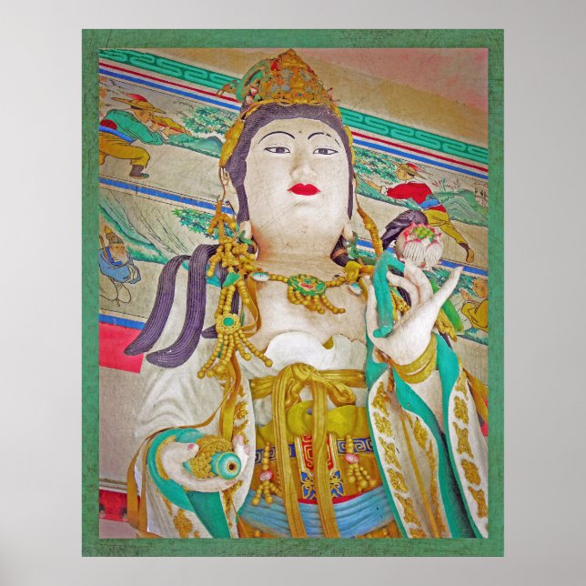 Affiche La déesse Quan Yin dans son temple (Devant)