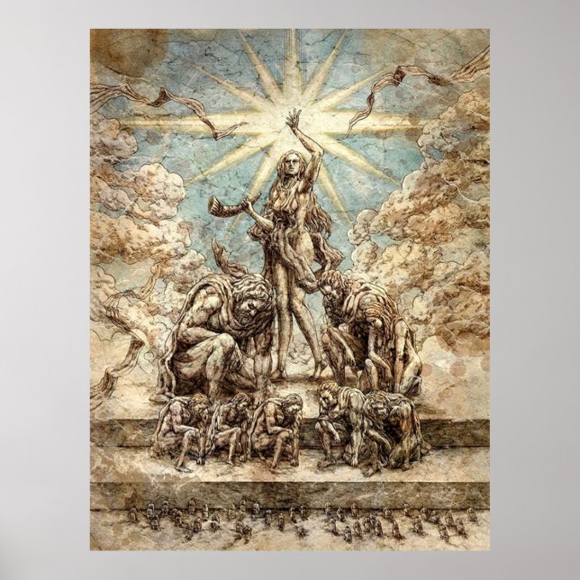 Affiche La déesse Ymir Anime SNK (Devant)