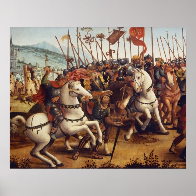 Affiche La défaite d'Athènes par Minos, roi de Crète, de (Devant)