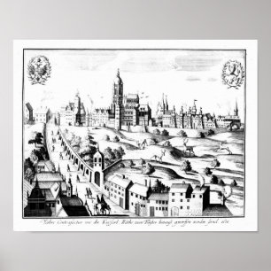 Affiche La Défense de Prague, le 3 août 1618