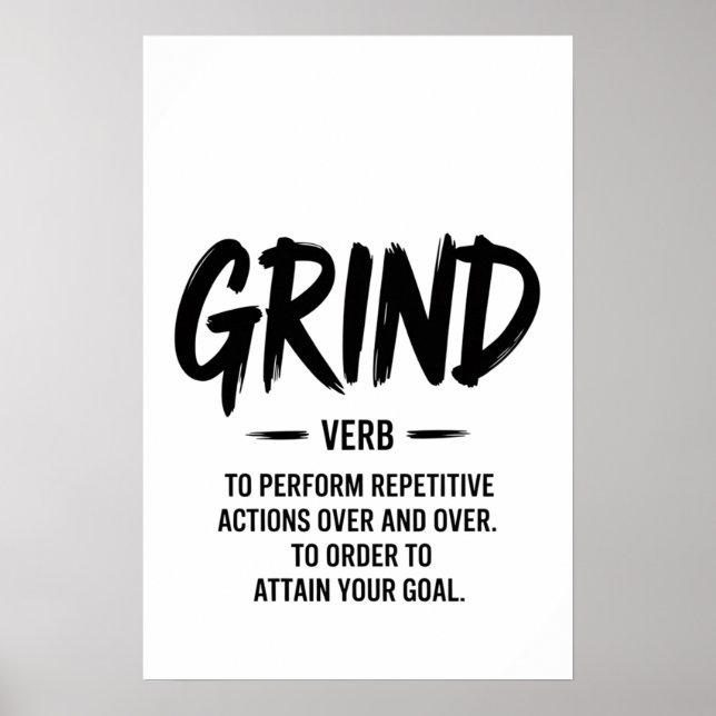 Affiche La définition de Grind (Devant)