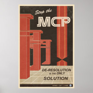 Affiche La Deresolution est la seule solution