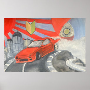 Affiche La dérive dans le ciel