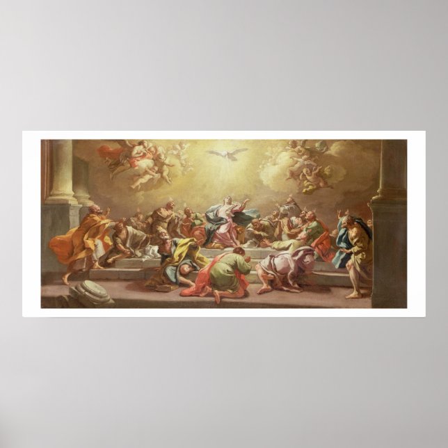 Affiche La descente de l'Esprit Saint (Devant)