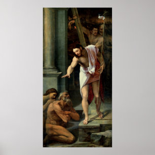 Affiche La descente du Christ dans le vide, C. 1532