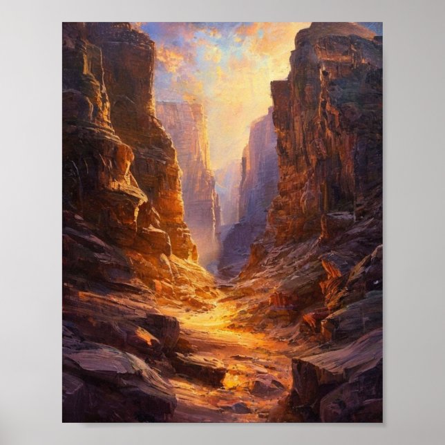 Affiche La descente du soleil au cœur de l'ancien  (Devant)