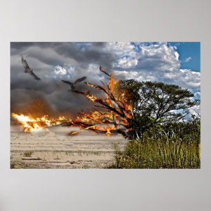 Affiche La destruction de notre terre