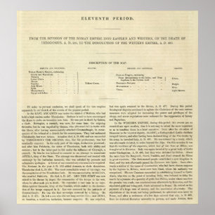 Affiche La dissolution de l'Empire occidental 476 ap.