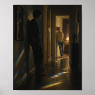 Affiche La distance entre les portes | Projet d'art gay