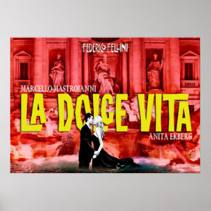 AFFICHE LA DOLCE VITA