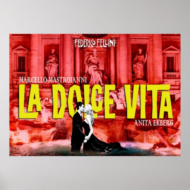 AFFICHE LA DOLCE VITA (Devant)