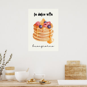 Affiche La dolce vita buongiorno