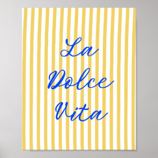 Affiche La Dolce Vita Vibes d'été italiennes