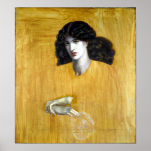 Affiche La Donna Della Finestra de Dante Gabriel Rossetti