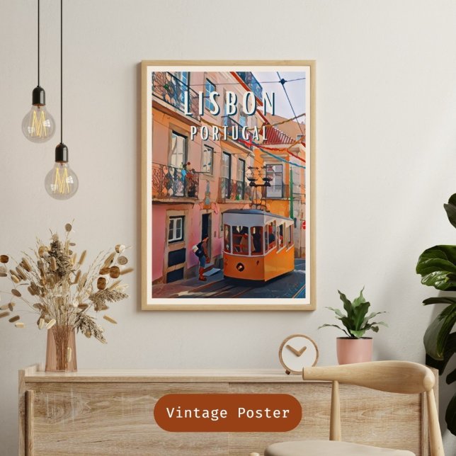 Affiche La douceur de Lisbonne (Lisbonne : Charme maritime, culture envoûtante.)