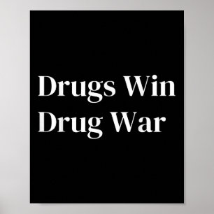 Affiche La drogue contre la guerre