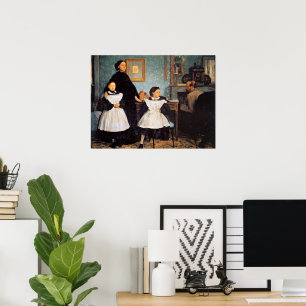 Affiche La famille Bellelli par Edgar Degas,