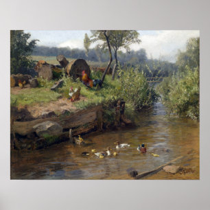 Affiche La famille Carl Jutz Duck au Weir