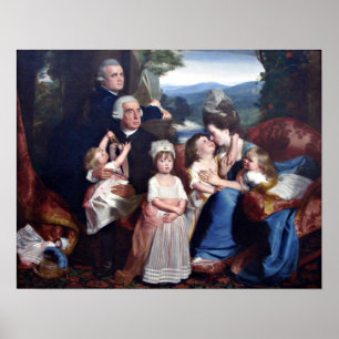Affiche La famille de Copley par John Singleton Copley