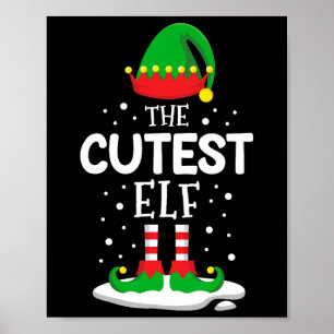 Affiche La famille de Noël des elfes les plus croustillant