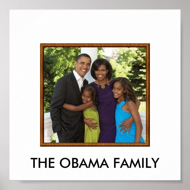 Affiche la famille OBAMA (Devant)