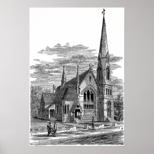 Affiche La Farge - Église du Mémorial de Channing