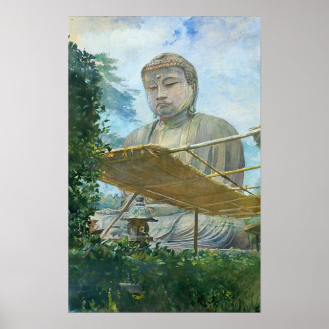 Affiche La Farge - La Grande Statue du Bouddha Amida à Ka… (Devant)