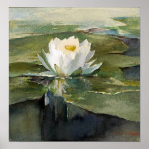 Affiche La Farge - Nénuphar au soleil
