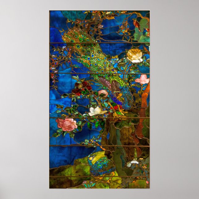 Affiche La Farge - Paons (Devant)