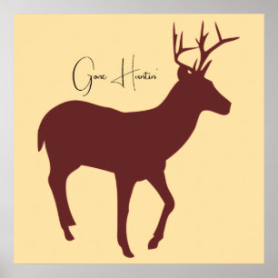 Affiche La faune des cerfs de Huntin'