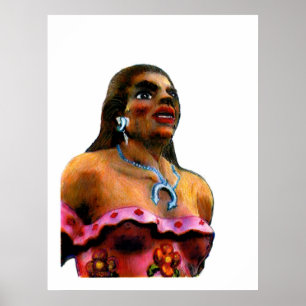 Affiche La femme de danseur de jGibney de série d'artiste