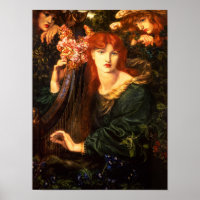 La femme débarquée par Dante Gabriel Rossetti