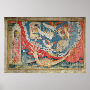 Affiche La femme environ pour donner naissance et le grand