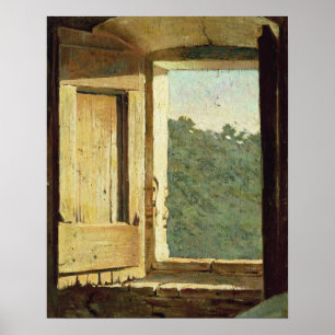 Affiche La fenêtre (huile sur la toile)