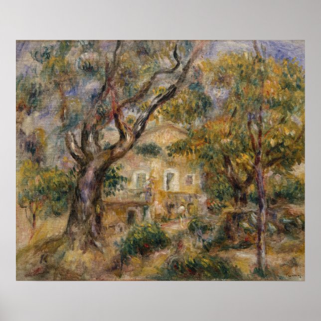 Affiche La Ferme des Collettes, Cagnes Fine Art (Devant)