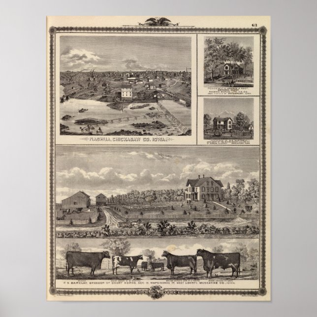 Affiche La ferme et la résidence de Nashua (Devant)