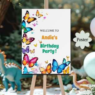 Affiche La fête d'anniversaire de la Joie des Papillons Bi