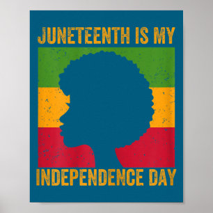 Affiche La fête de la liberté des femmes Juneteenth - 19 j