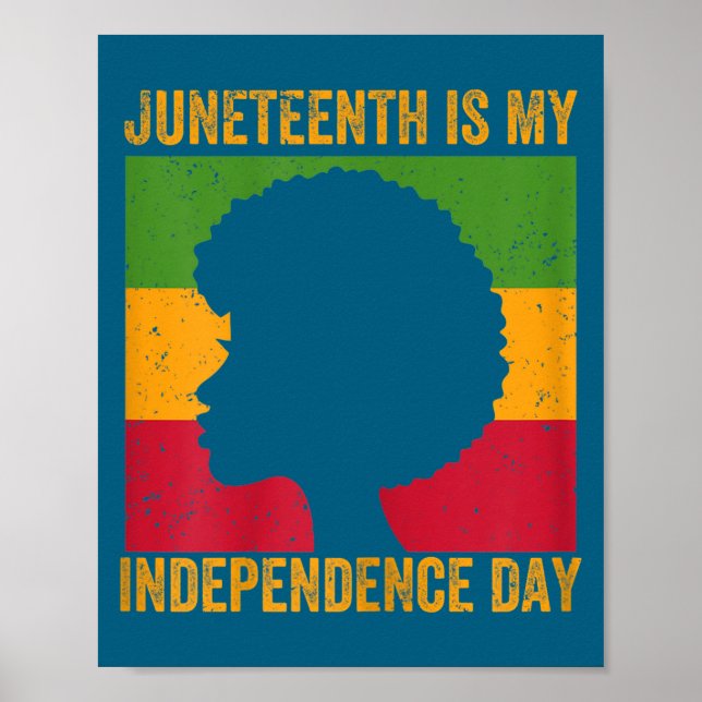 Affiche La fête de la liberté des femmes Juneteenth - 19 j (Devant)