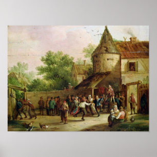 Affiche La fête de village