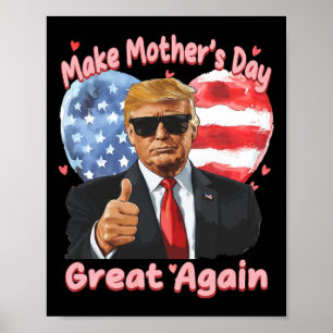 Affiche La Fête des mères de Trump est un événement marqua